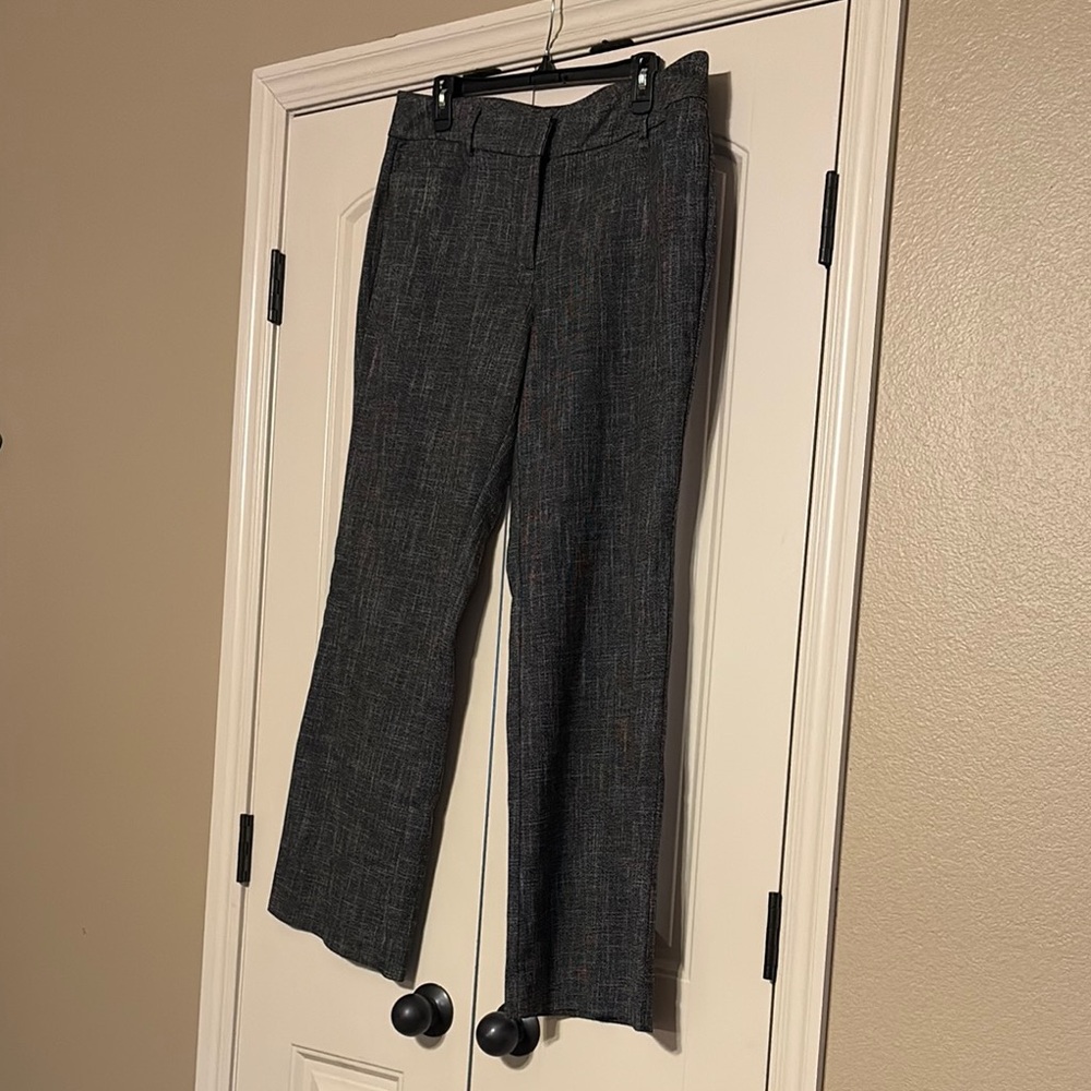 New York & Company Black and White Textured Pants